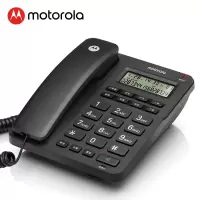 Motorola 摩托罗拉电话机 CT210C 家用办公固话 黑色