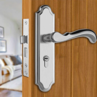 门锁 室内门锁 卧室房门锁防盗木门锁小50 双舌