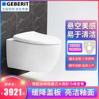 GEBERIT吉博力壁挂式马桶普瑞迪坐便器挂墙式马桶可配多款隐蔽式水箱