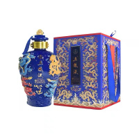 五粮液 九龙坛蓝坛 52度 1.5L浓香型白酒 礼盒收藏酒
