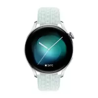 华为(HUAWEI) 智能手表 Watch3 时尚 灰蓝尼龙表带