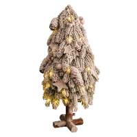 掬涵 松果圣诞树摆件发光带灯豪华圣诞节装饰品店铺商场新年欧式