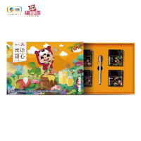 中粮 福小满 蜜语甜心蜂蜜礼盒 枸杞蜜椴树蜜荔枝蜜荆花洋槐混合蜜 蜜语甜心蜂蜜礼盒1032g(盒)