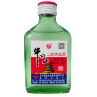 牛栏山二锅头白酒绿瓶56度100ml*40瓶清香型