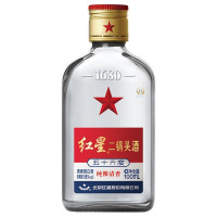 三花红星二锅头酒56度清香型100ml*24瓶