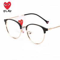 川久保玲韩版光学眼镜架女个性半框大脸显瘦眼镜框男可配近视近视镜镜框3859