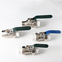 互视达(HUSHIDA) PPR专用双活接阀门 双接头手动阀门