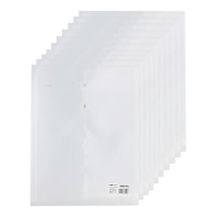 得力(deli) 5511A A4/3mm透明文件袋 12个/包装