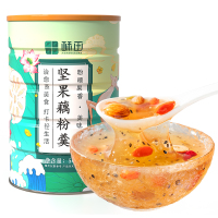 酥田自营坚果藕粉羹500g即冲速溶颗粒藕粉即食营养代餐早餐甜点