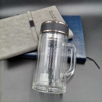 乐玮  L8006 绚丽双层玻璃杯(节假日不发货)