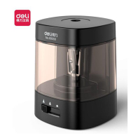 得力(deli) 68659 电动卷笔刀 粗细可调自动削笔器