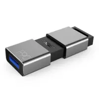 忆捷 U盘 USB3.0高速金属推拉式车载商务优盘 防尘 防水 防震 64GB