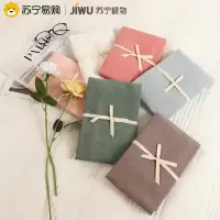 纯棉水洗棉枕套枕巾学生枕套单人纯棉