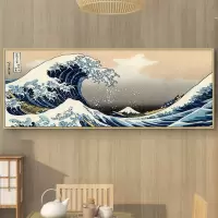 杰棋神奈川冲浪里60*180挂画 单位:幅