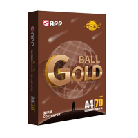 金旗舰 金球 复印纸 A4/80克/5包/箱(2500张)