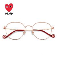 川久保玲复古圆形眼镜框男超轻钛架近视光学架女近视眼镜近视镜镜框8027