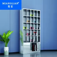 绵冠MINGUAN201不锈钢水杯柜工厂车间员工茶水柜水杯柜收纳柜钢制带锁储物柜碗柜
