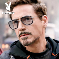 钢铁侠眼镜唐尼伊同款科幻墨镜2020新款潮男 男士近视太阳镜