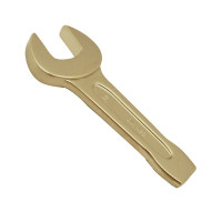 渤海 渤防(bofang)1035 防爆敲击呆扳手敲击开口扳手铝铜铍铜 90mm铝铜