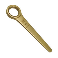 渤海 渤防(bofang)1016 防爆单头梅花扳手直柄梅花扳手铝铜铍铜 24mm铝铜