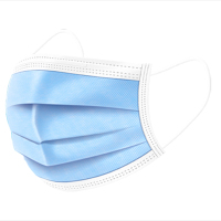 海氏海诺 成人医用口罩外科一次性口罩独立包装防护三层口罩[独立包装]浅蓝色(50只/盒)