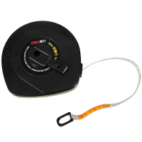 得力deli 8218皮卷尺30m(黑)(把)