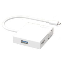 联想ThinkPad USB-C 3合一端口扩展坞移动扩展坞多功能端口复制器