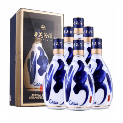 汾酒 青花30复兴版 53度 500ml*6瓶 箱装 清香型白酒