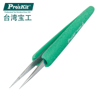 宝工(Pro'skit) TZ-205N 防滑软套特尖镊子绿色镊子防滑 TZ-205N 1