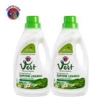 大公鸡头 意大利进口植物配方皂液浓缩洗衣液香味持久留香1L*2瓶装