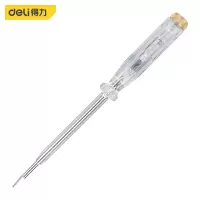 得力(deli)DL8002G电笔测电笔家用线路检测高精度非接触式感应试验高透明度电笔电工专用 专业款(190m)