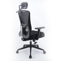 舒仕逸CM太空记忆棉座椅 人体仿生工学设计 办公座椅 第二代 纯黑色