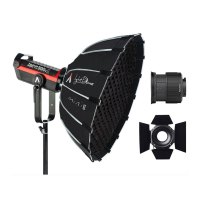 飞利浦(Philips)300d II 影视补光灯 摄影摄像灯 LED网红人像录制直播外拍灯+小巨无霸套装