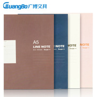 广博(GuangBo)A5办公记事本子日记本软抄本笔记本子 40张4图颜色随机 GBR0828 10本装