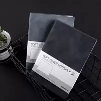 广博(GuangBo)25K加厚商务笔记本子复古文具羊巴皮记事本办公用品 深灰 GBP25324 144张/本