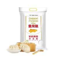 金龙鱼小麦面粉 5kg*1袋装 10斤面粉 家用面粉 饺子粉馒头粉包子粉面条粉 食用粉