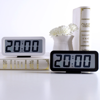 汉时时尚简约LCD音乐电子闹钟卧室学生多功能智能数字时钟HA919