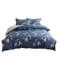 金丝莉(kintheri) 40s全棉印花花卉系列四件套纯棉床单被套床上用品