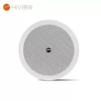 惠威(HiVi)阻燃高强度 高适应性工程塑料 双高音同轴吸顶扬声器 CQ62