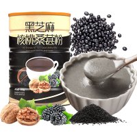 酥田自营黑芝麻核桃桑葚粉500g黑芝麻糊五谷杂粮代餐粉饱腹即食营养早餐