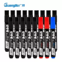 广博(GuangBo)记号笔办公文具用品 17黑+2红+1蓝 JH9826 20支装