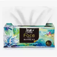 洁柔Face天然无香抽取式纸面巾100抽*6包/提16498