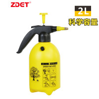 ZDET 市下喷壶 2L 小型气压式 手动雾化喷雾器 家用园艺浇花 黄色(个)