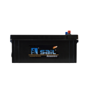 "风帆电瓶 蓄电池6-QW-195A 12V 免维护电瓶圆头 适配陕汽SX2150 SX2190 SX2153 SX2