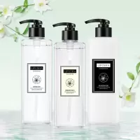 小苍兰 500ml*3瓶洗护套装 去屑洗发水沐浴露深层清洁 柔顺护发素家庭套装 洗护套装