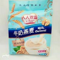 人人欢喜 牛奶燕麦525克(内含15小包)/袋