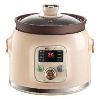 小熊(bear) 电炖锅 DDG-D20N1 紫砂锅陶瓷煮粥 2升