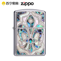 [苏宁自营]Zippo芝宝打火机正版贝壳盔甲万有引力zipoo男士刻字专柜正品