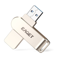 忆捷(Eaget)F60 128G USB3.0金属U盘 360度旋转办公优盘