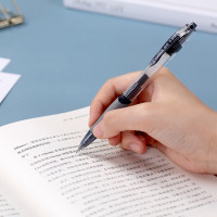 齐心(COMIX) GP108 速干按动中性笔 弹簧子弹头0.5mm 黑(单位:支)